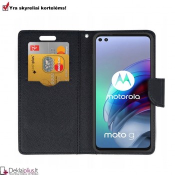 Telone dėklas su skyreliais - auksinės spalvos Motorola Moto G13/G23